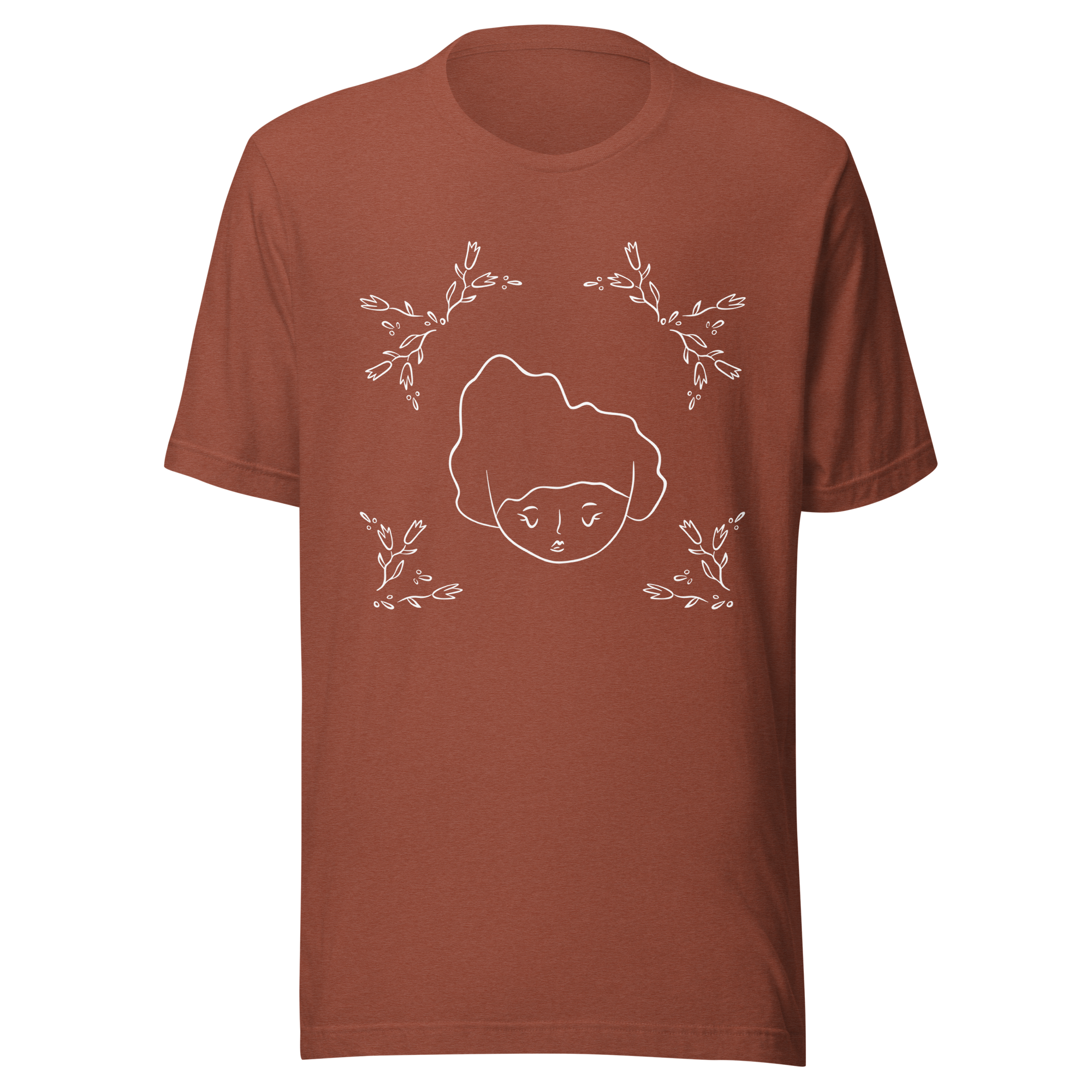 Figure with Tulips / Unisex t-shirt