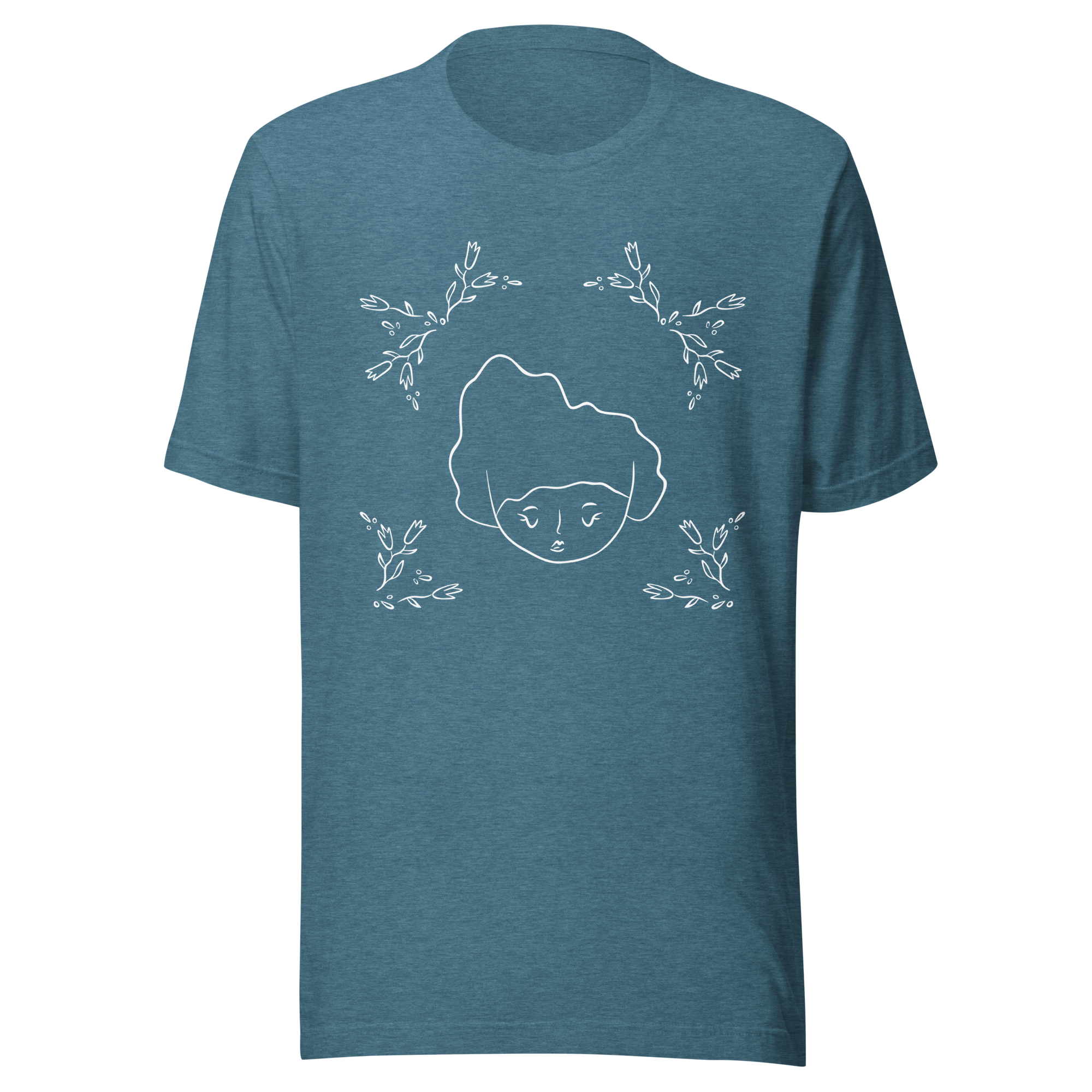 Figure with Tulips / Unisex t-shirt