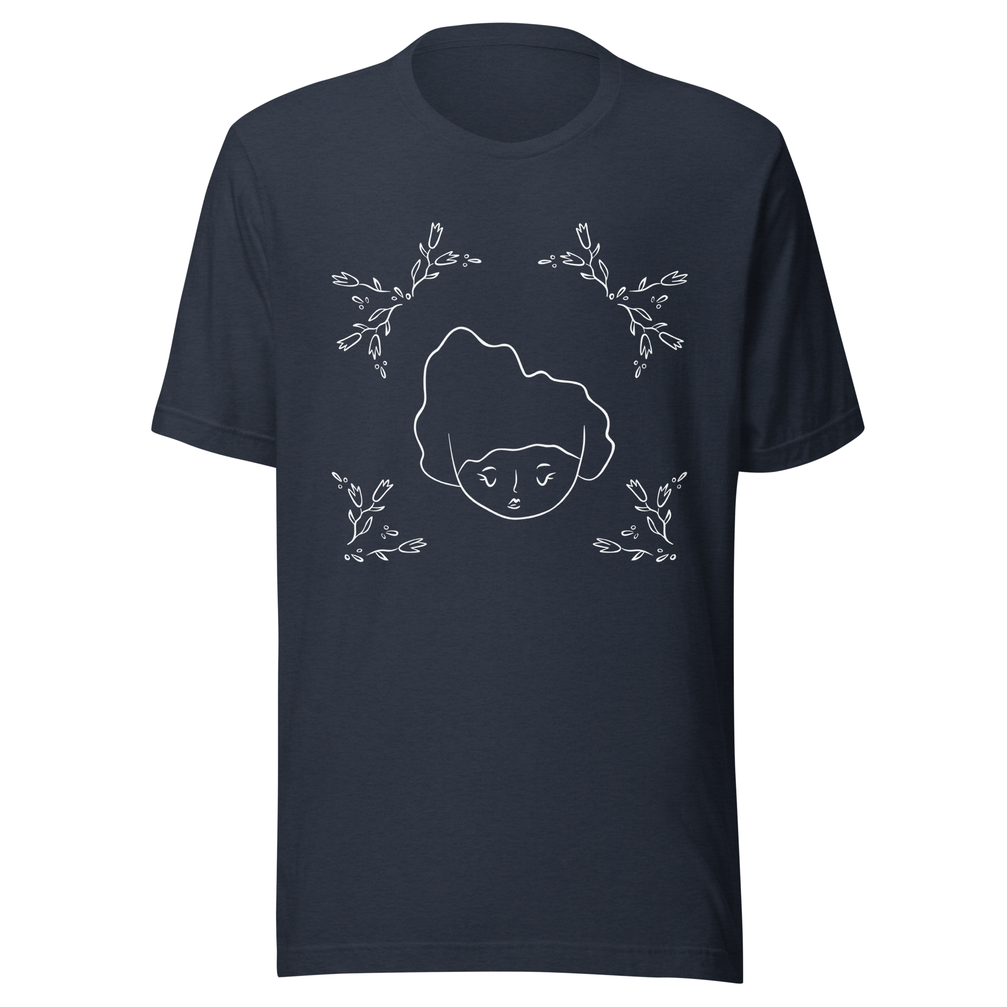 Figure with Tulips / Unisex t-shirt