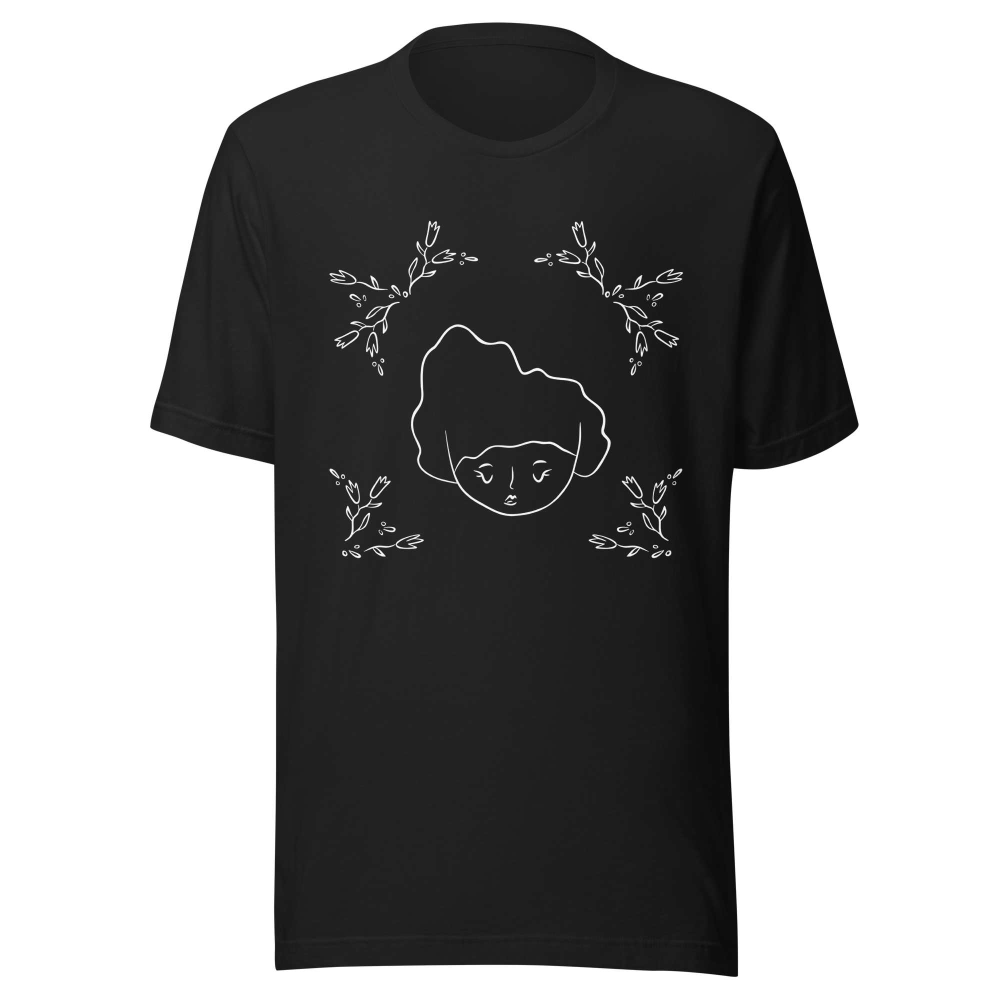 Figure with Tulips / Unisex t-shirt